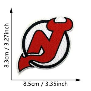 New Jersey Devils NHL Patches DIY HOCKEY All Teams Embroidered Jack Hughes